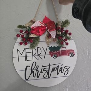 Cute Merry Christmas Wreath For Door
